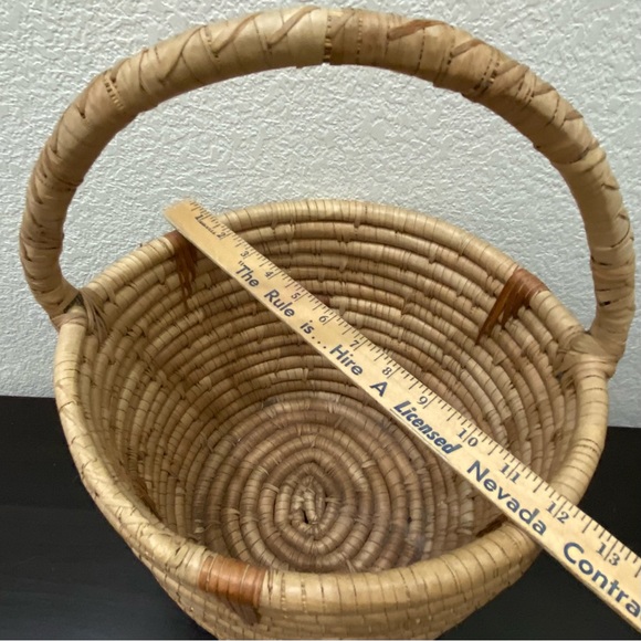 Boho Bohemian Large Basket Decor Organizer - Picture 5 of 10